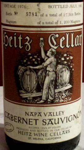 1976 Heitz Cellars Napa Valley Cabernet Sauvignon