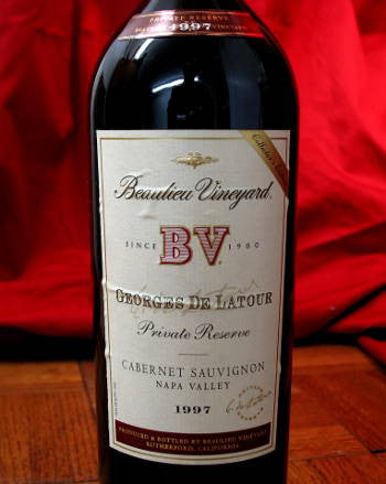 BV Georges de Latour Cabernet Sauvignon Rutherford Napa California 1997
