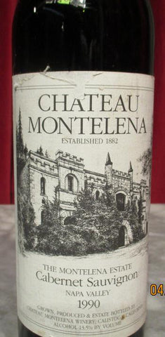 1990 Chateau Montelena Estate Cabernet Sauvignon Napa