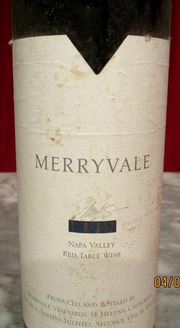 1986 Merryvale Meritage Napa Valley