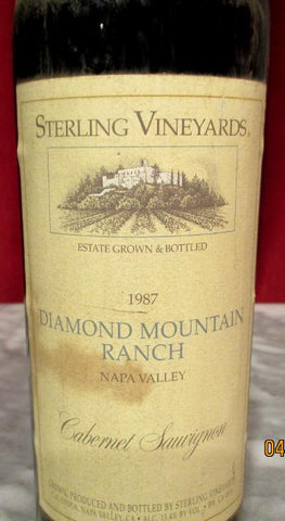 1987 Sterling Vineyards Diamond Mountain Ranch Cabernet Sauvignon