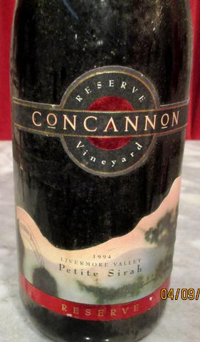 1994 Concannon Petite Sirah Reserve