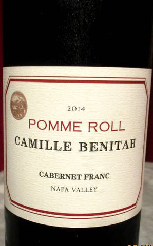 2014 Camille Benitah Cabernet Franc "Pomme Roll" Napa