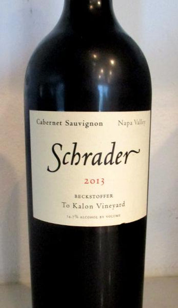 2013 Schrader Beckstoffer To Kalon Vineyard Napa Valley Cabernet Sauvignon